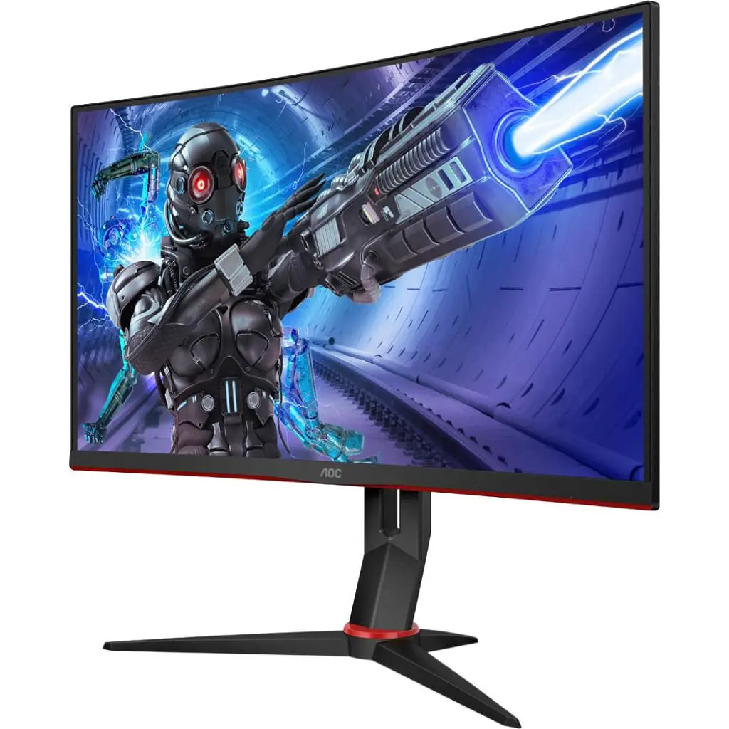 TFT 31.5" AOC C32G2ZE/BK, VA, 240Гц, вигнутий, DP, HDMI x 2, чорний - фото 3