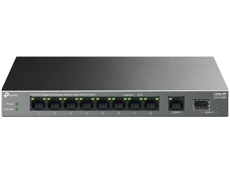 Комутатор TP-LINK LS1210GP