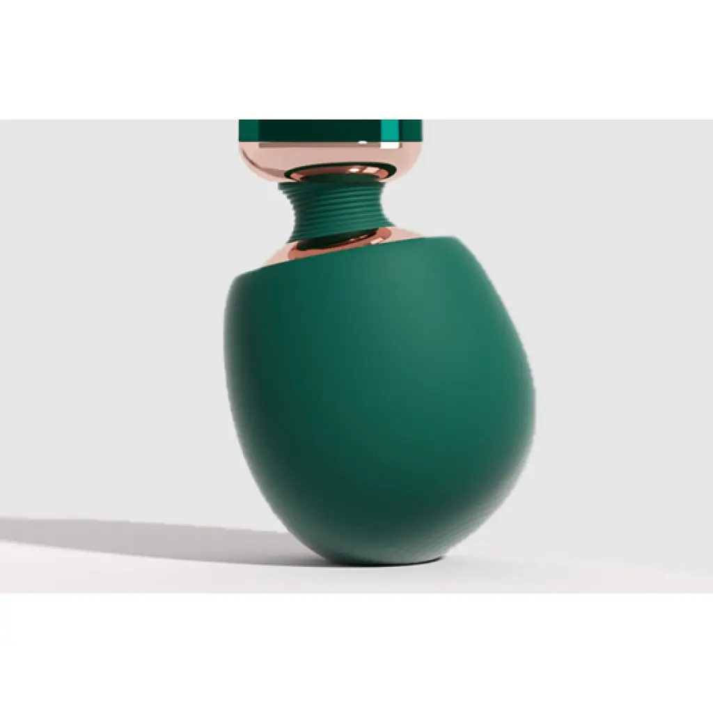 Вібромасажер Qingnan No.5 Powerful Mini Wand 18.3 см зелений - фото 7