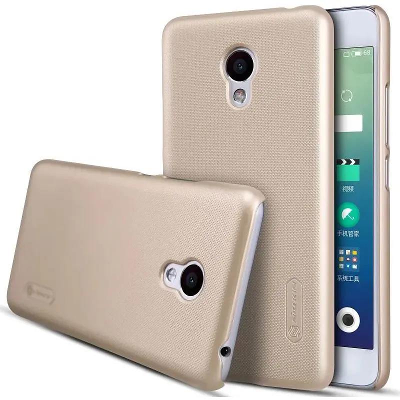 Чохол-накладка Nillkin Super Frosted Shield Meizu M3S Gold - фото 7