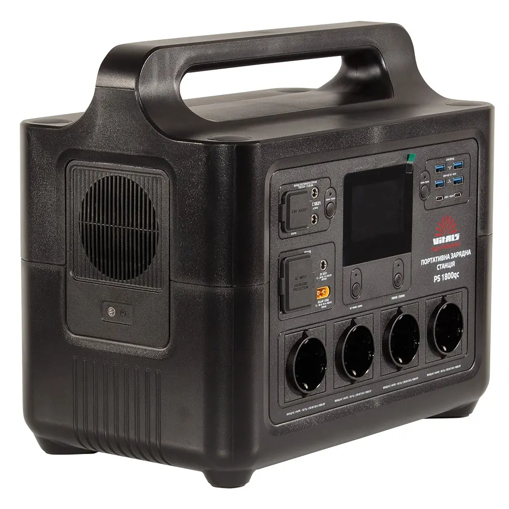 Портативна акумуляторна станція Vitals Professional PS 1800qc (223638) - фото 3