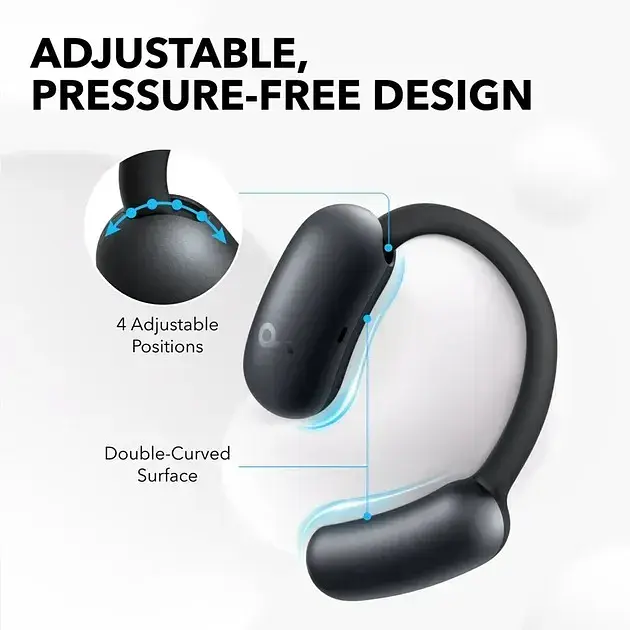 Bluetooth-гарнітура Anker SoundСore AeroFit 2 Black (A3874G11) - фото 2