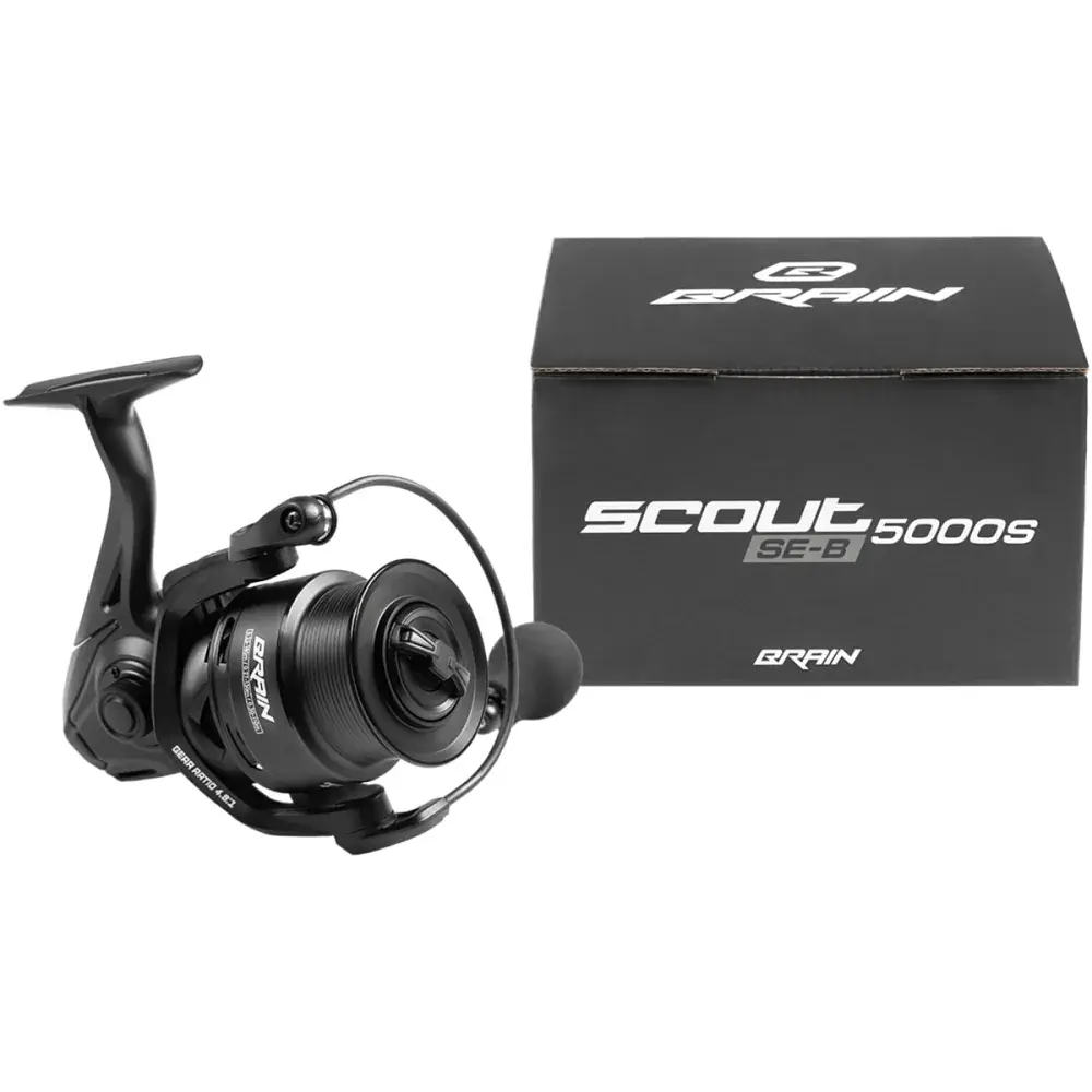 Котушка Brain Scout SE-B (new logo) 5000S 8+1BB 4.9:1 Black - фото 6