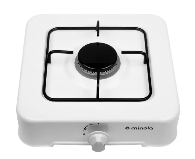 Газова плита Minola TGH 100 WH настільна 1 конфорка