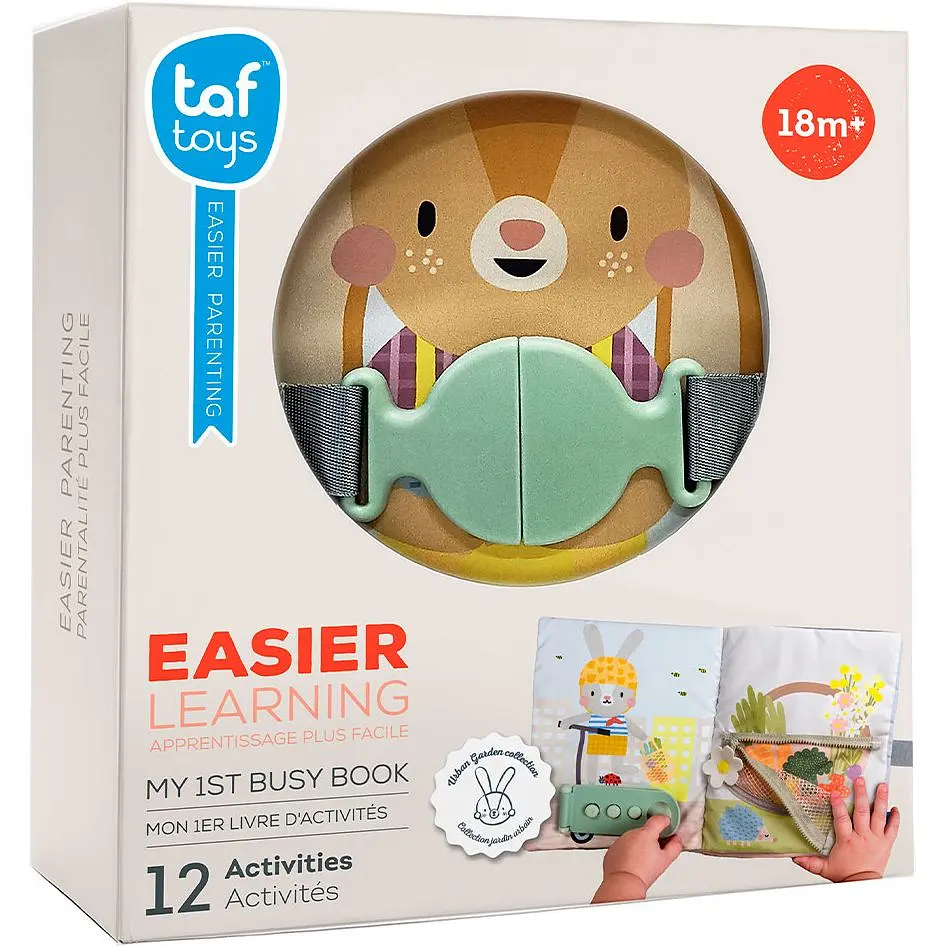 Розвиваюча м'яка книжка Taf Toys  Бізібук зайченятка (13355) - фото 11