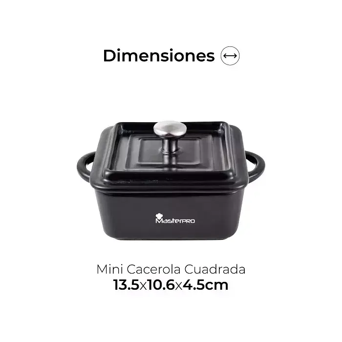 Форма для запікання MasterPro Foodies cook & share, 13,5x10,6 см, квадратна (BGMP-10202) - фото 2