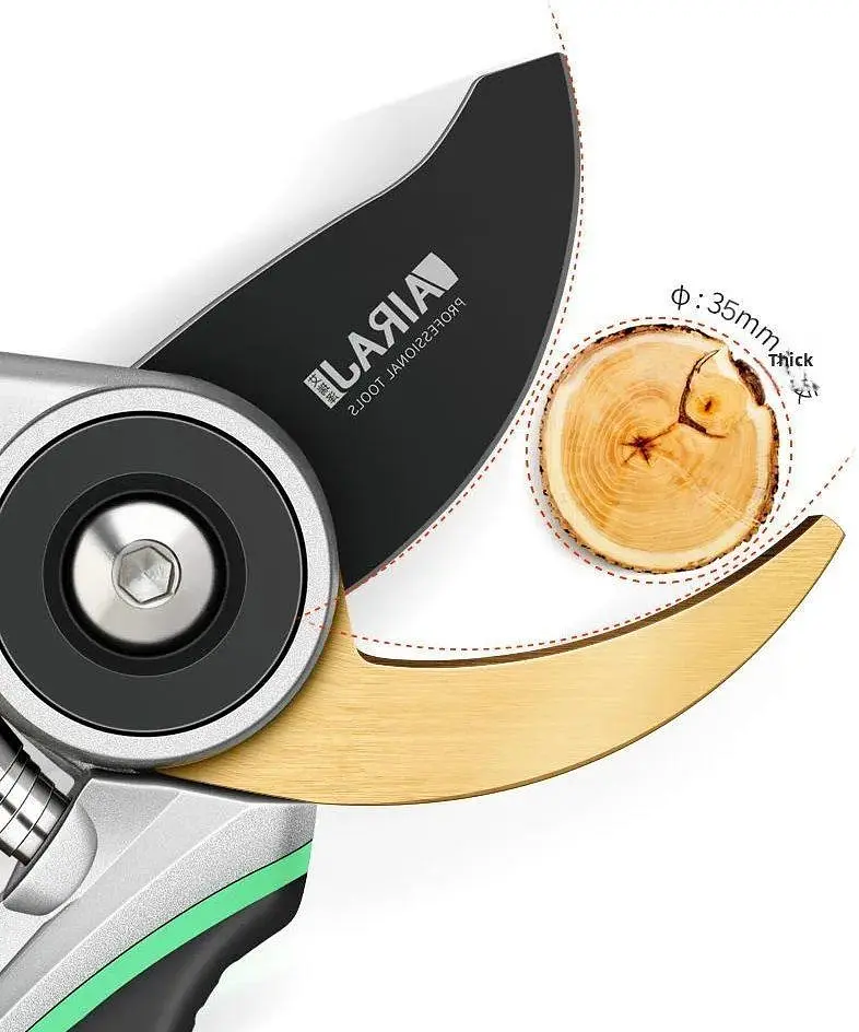 Садовый секатор Airaj 1033 профессиональный для обрезки деревьев, кустов и цветов - фото 5