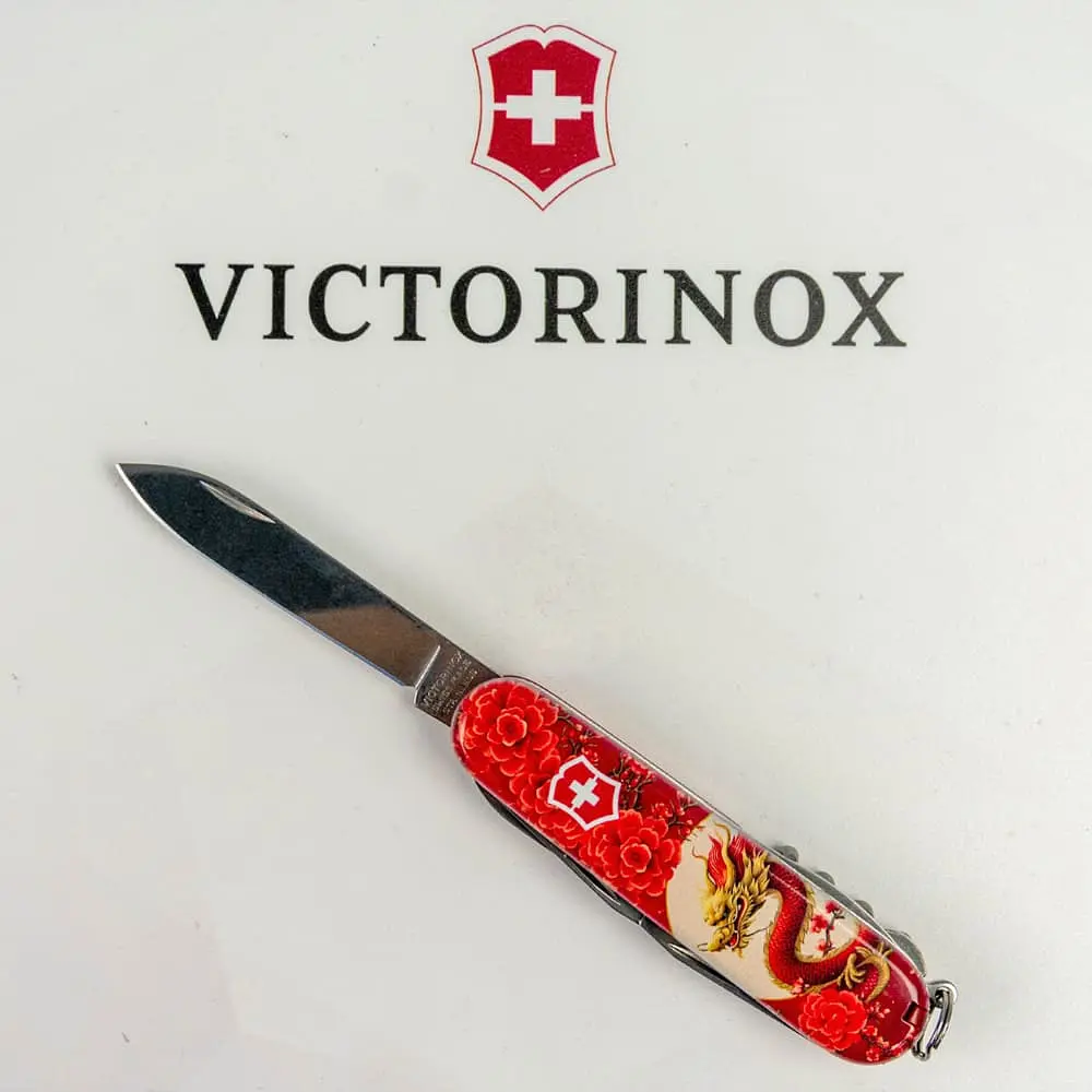 Ніж Victorinox Climber Zodiac 91мм 14функ Китайський червоний дракон - фото 5
