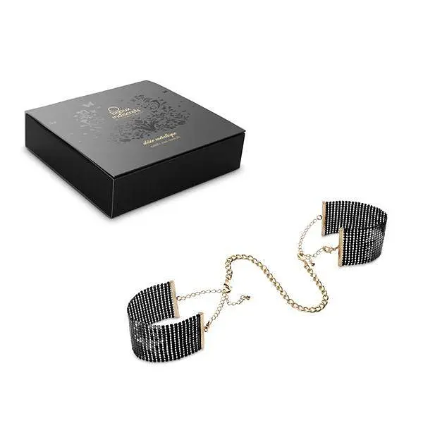 Наручники Bijoux Indiscrets Desir Metallique Handcuffs, металеві, стильні браслети - фото 4