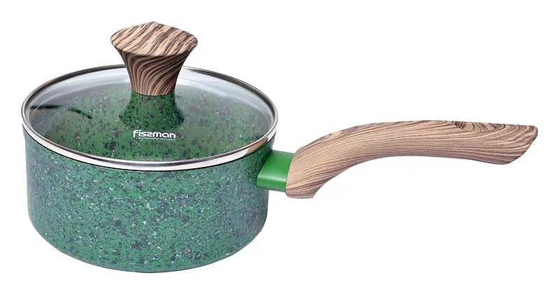 Ківш Malachite з антипригарним покриттям EcoStone Fissman Ø16х7,8хØ14,5 см kuh0007746