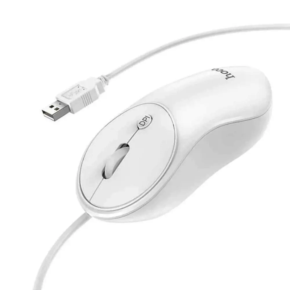 Миша провідна HOCO GM13 White