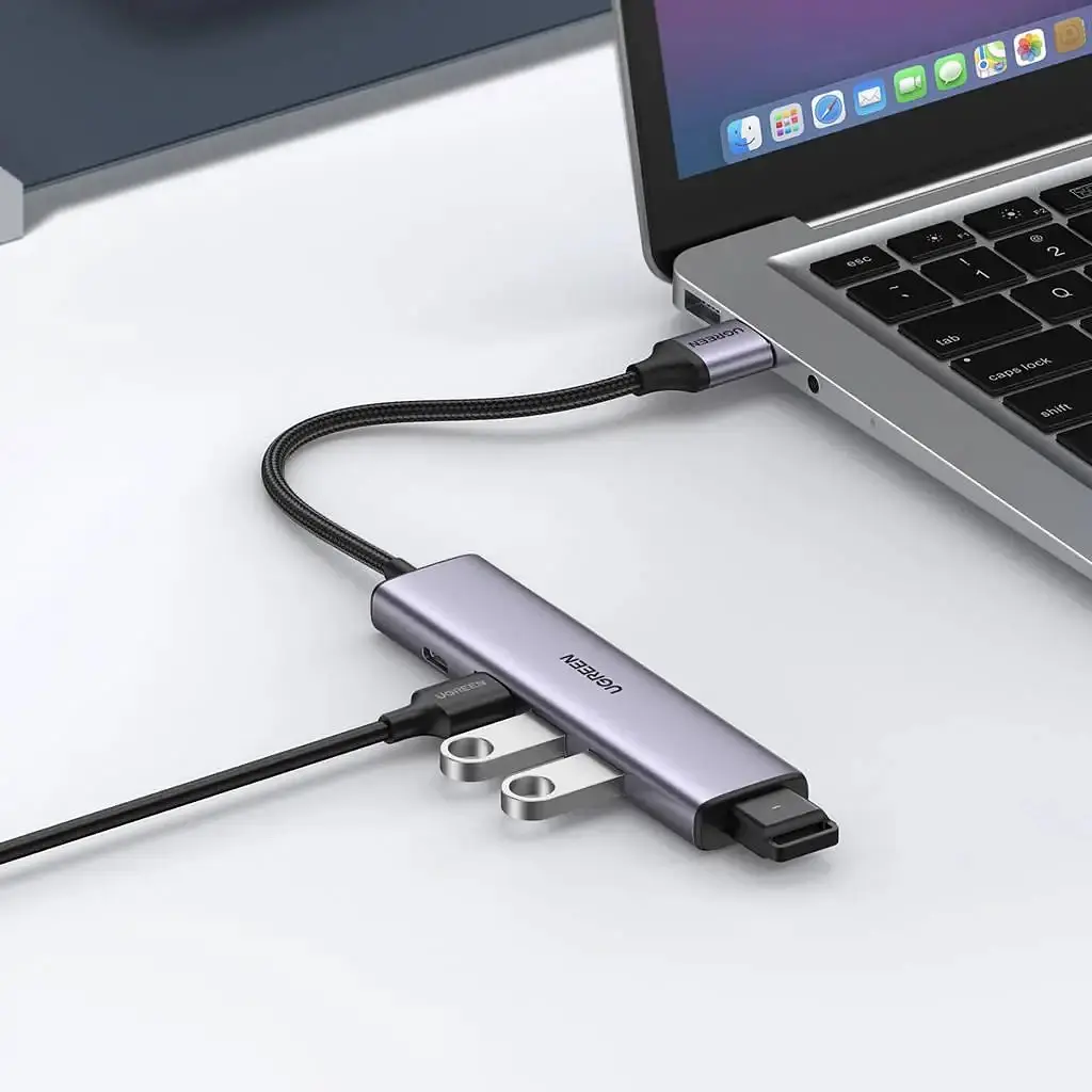 Концентратор Ugreen USB 3.0 to 4xUSB 3.0 CM473 (20805) - фото 2