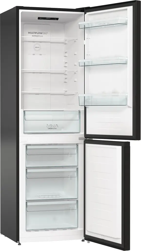 Холодильник Gorenje з нижньою морозильною камерою (NRKE62BXL) - фото 3