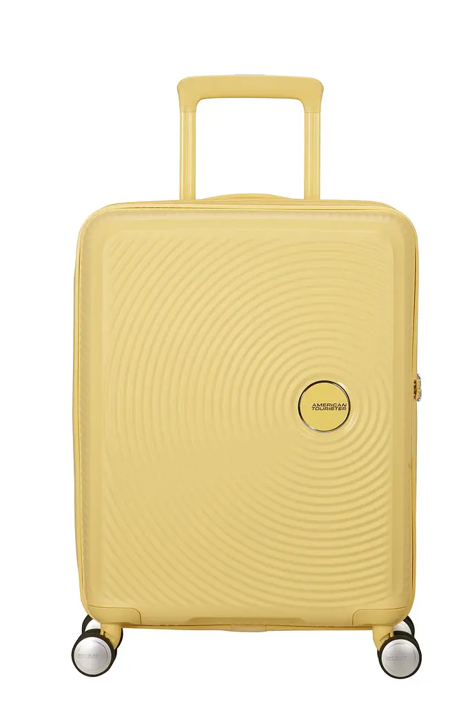 American Tourister Валіза American Tourister, Soundbox, поліпропілен, мала, 55см, 35.5/41л, TSA, 4 колеса, EXP, пастельно-жовтий - фото 4