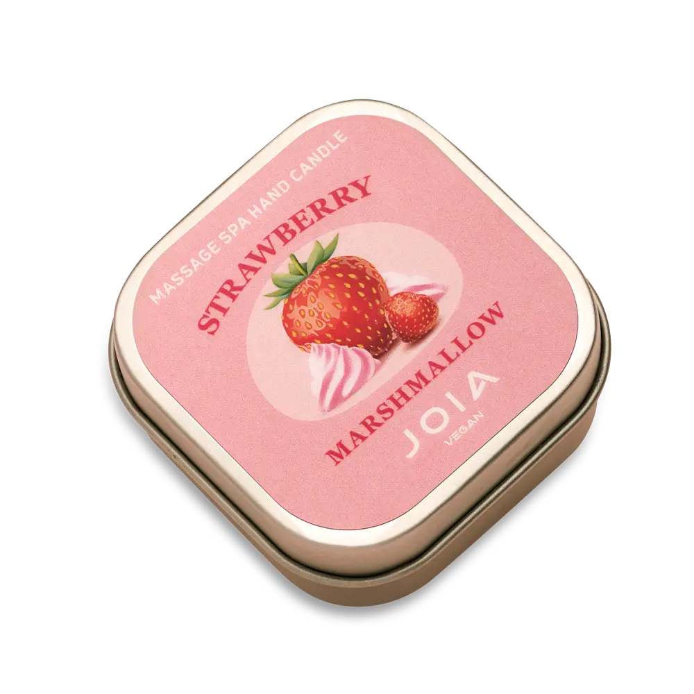 Масажна свічка Massage Spa Hand Candle Strawberry Marshmallow JOIA vegan 65 мл - фото 4