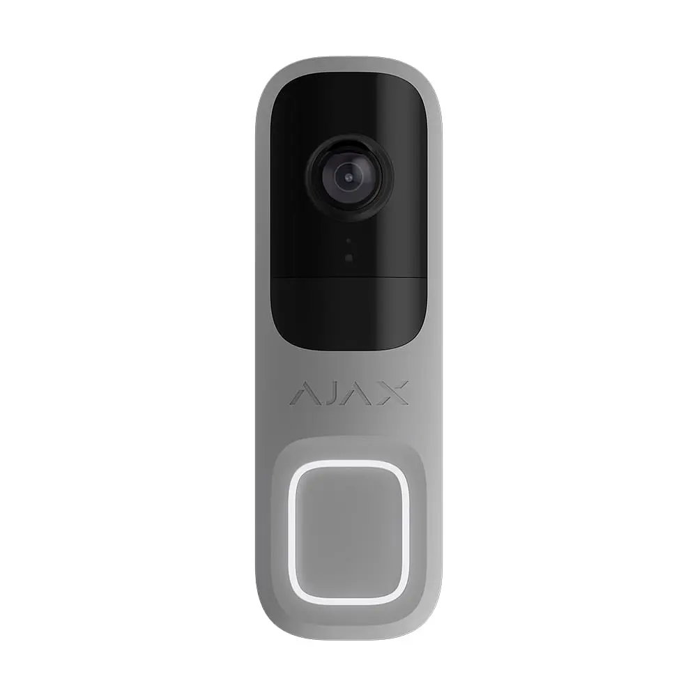Відеодзвінок з WiFi 4Mp Ajax DoorBell Gray із вбудованим штучним інтелектом та ІЧ датчиком руху (26-00558) - фото 9