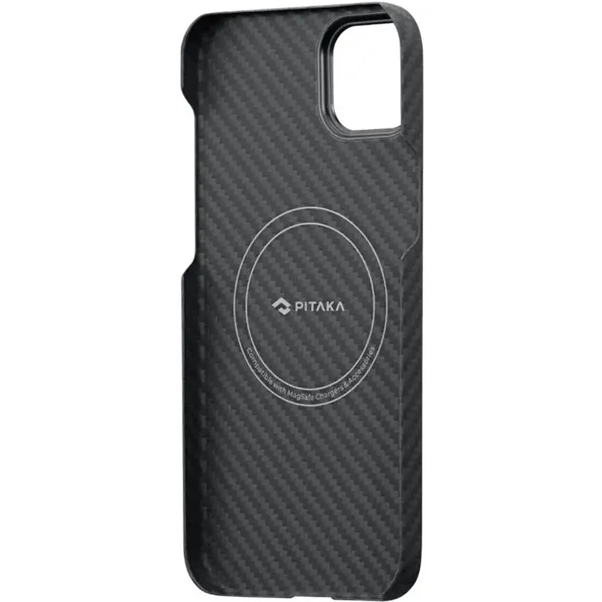Чохол-накладка Pitaka MagEZ Case 3 Twill 1500D Black/Grey для iPhone 14 (KI1401) - фото 3