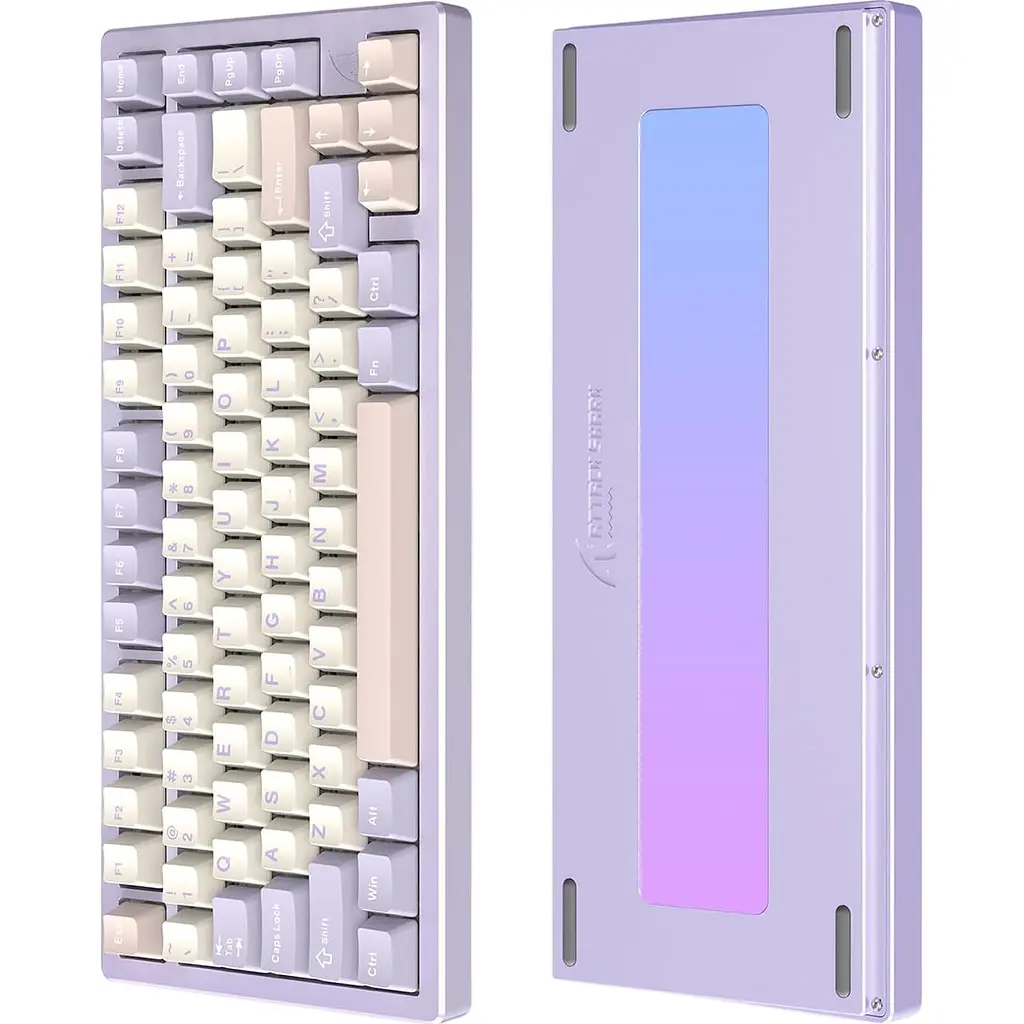 Клавіатура Attack Shark X75 RGB перемикачі Kailh MX сутінково-фіолетова (AS-6972792471464-TP-UA) [166745] - фото 2