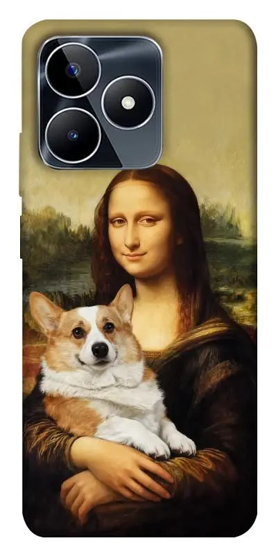 TPU чохол Demsky Mona corgi для Realme C53