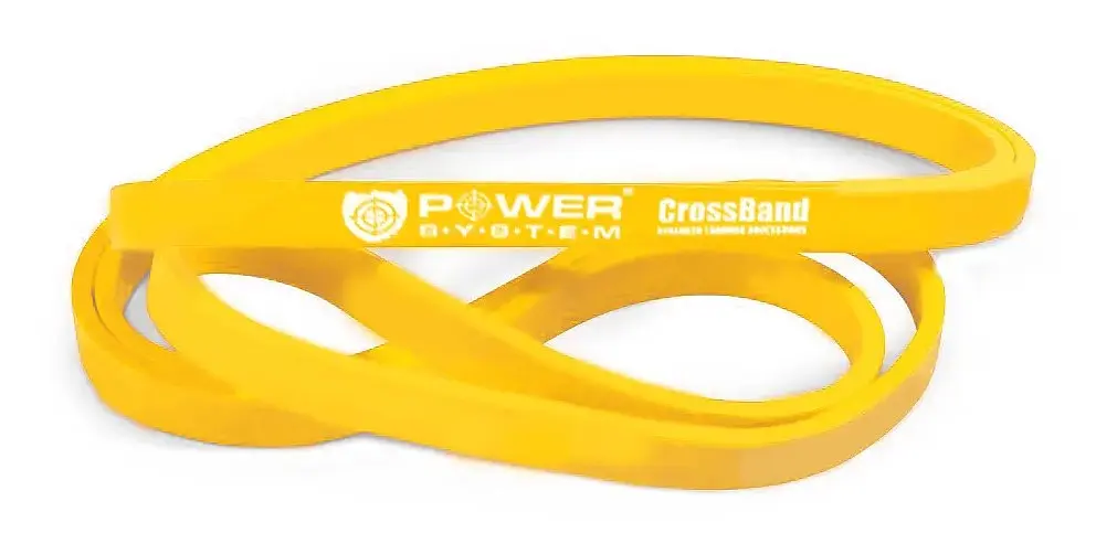 Резинка для фитнеса и кроссфита Power System PS-4051 CrossFit Level 1 Yellow (сопротивление 4-25 кг) (PS-4051_Yellow) - фото 5