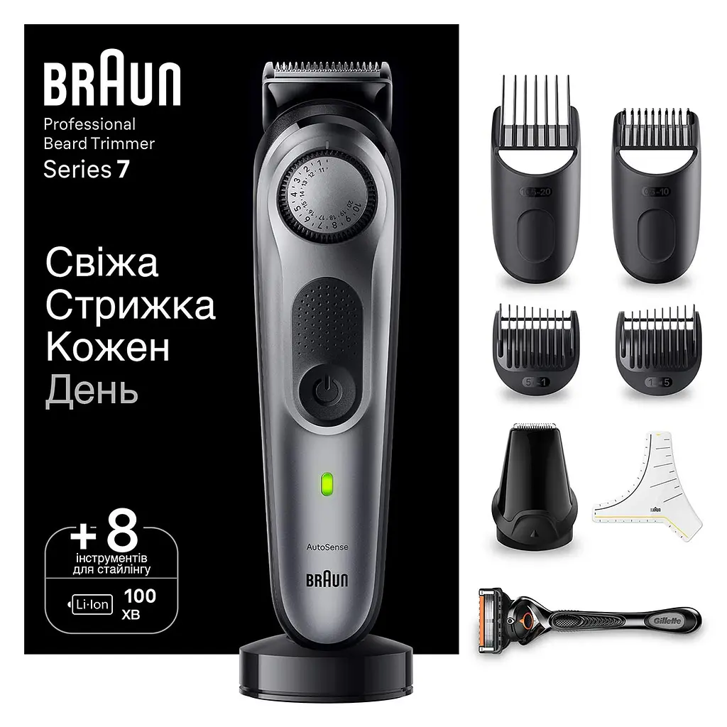 Тример Braun BT 7420 для бороди та вусів (6907793) - фото 3