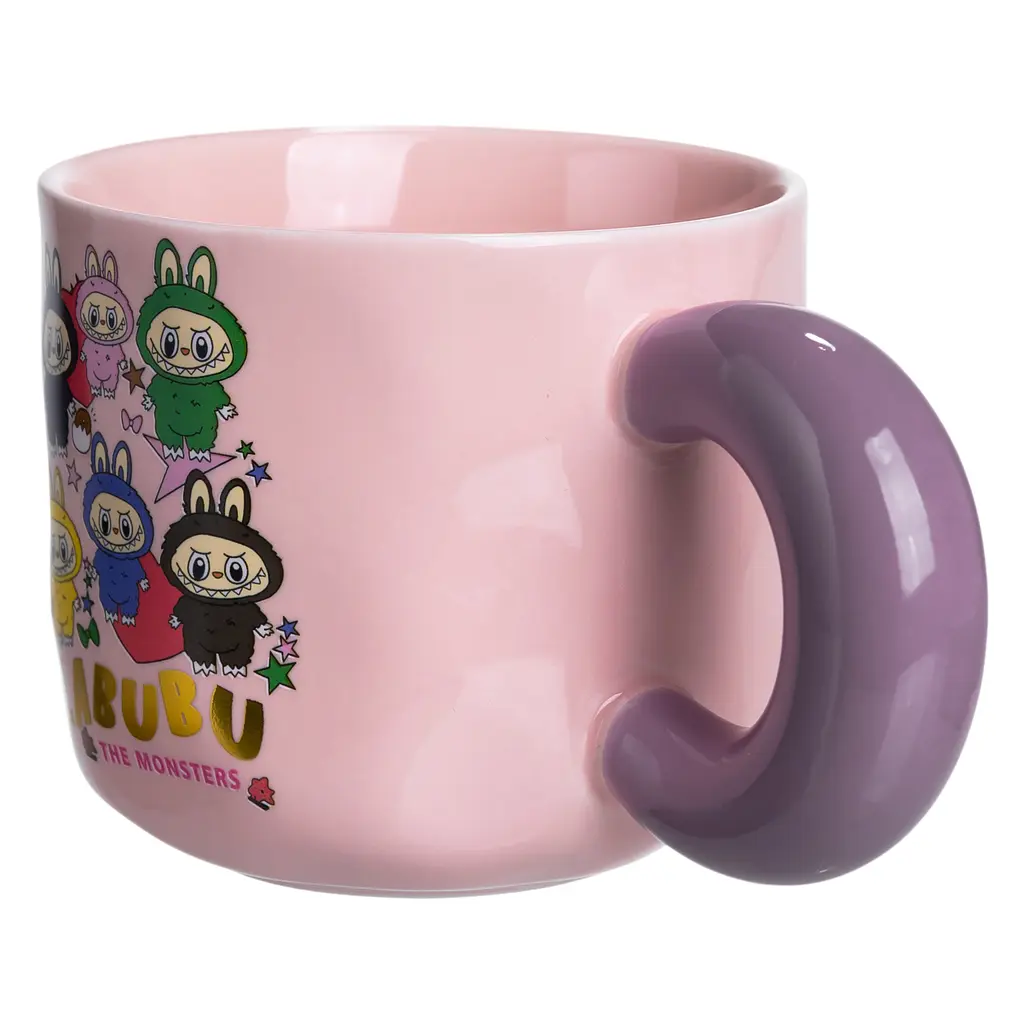 Кружка фарфоровая LABUBU Sweet Memories 400 мл розовый FM-22A - фото 3