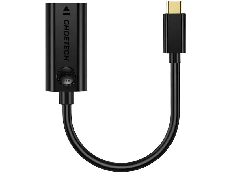 Адаптер Choetech USB-C M to HDMI F 0.15m 4K60Hz black (HUB-H04BK-V5)
