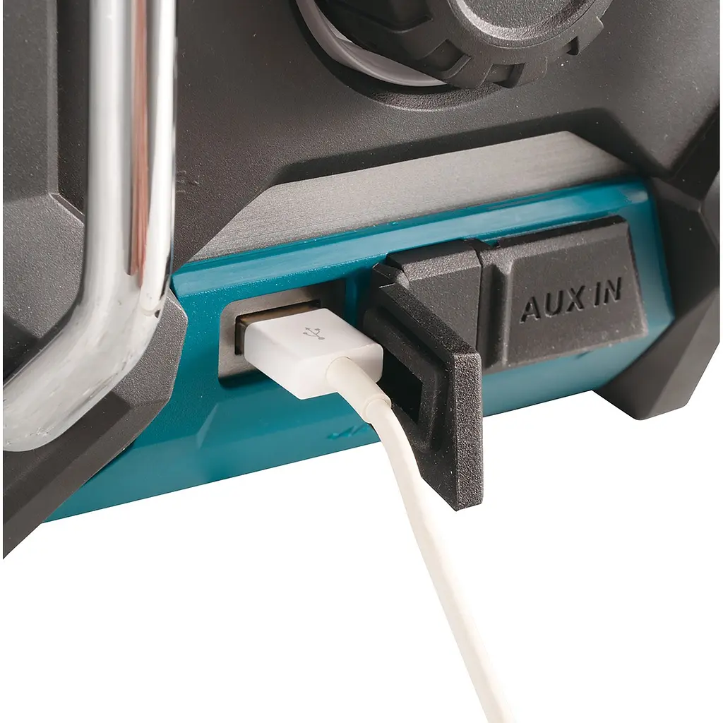 Радіоприймач акумуляторний Makita MR002GZ (XGT, LXT, CXT, Bluetooth, FM/AM, 2 x 5 Вт, без акумуляторів та зарядного пристрою) - фото 5
