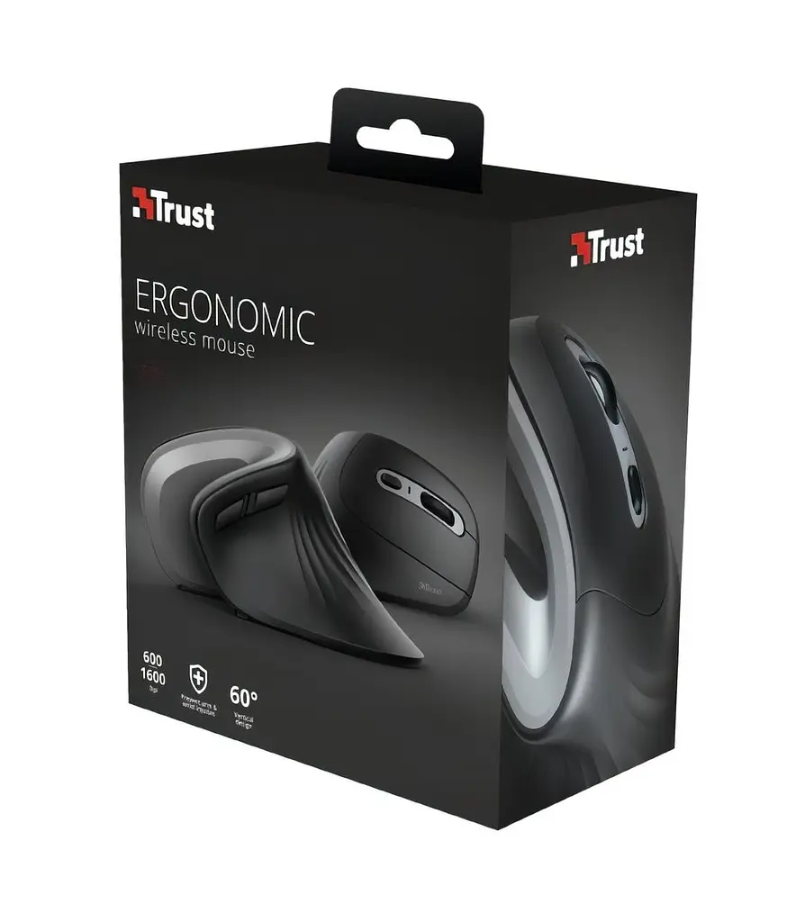 Миша Trust Verro Ergonomic Wireless Mouse (23507) - фото 9