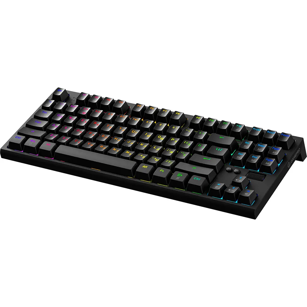 Клавиатура GamePro MK180B Hot-Swap Red Swich RGB USB Black [MK180B] [121466] - фото 3