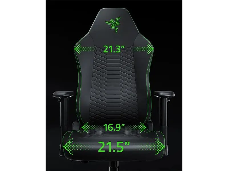 Комп'ютерне крісло для геймера Razer Iskur V2 X NewGen Black/Green (RZ38-05310700-R3G1) - фото 5