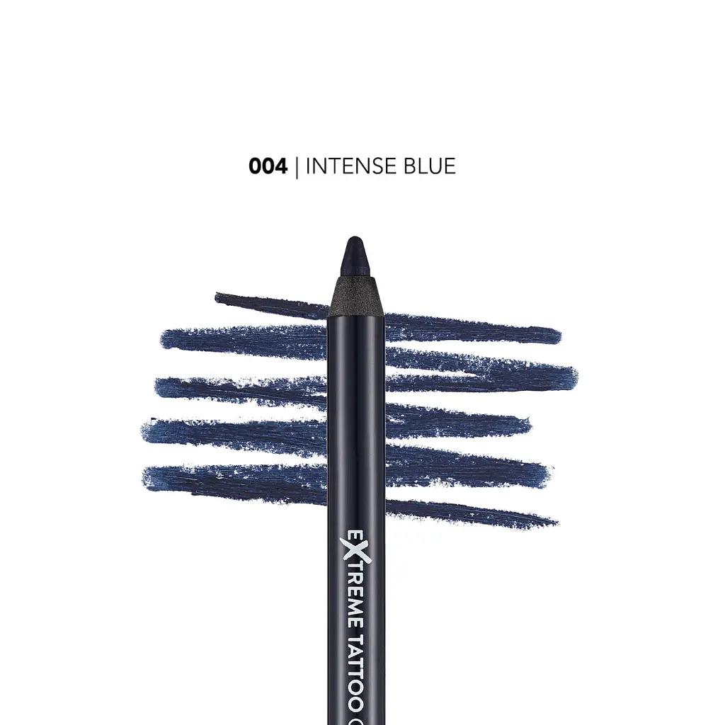 Гелевий олівець для очей Flormar Extreme Tattoo Gel Pencil, 04 Intense Blue, синій - фото 2