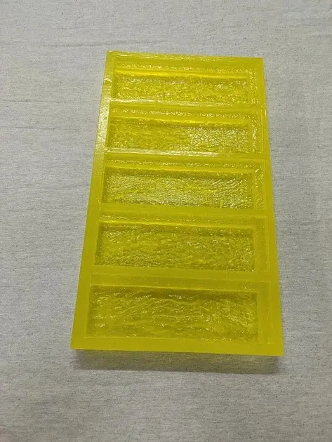 Гибкая полиуретановая форма для изготовления декоративного кирпича A.N.B. "ПАРИЖ СО ШВОМ" на 5 плиток - фото 13