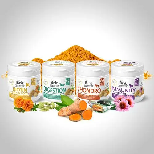 Витамины для собак Brit Vitamins Immunity Booster 120 г для иммунитета, 60 таблеток - фото 4