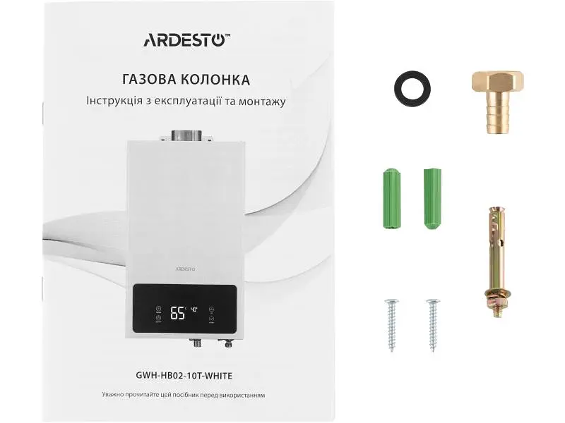 Газова колонка Ardesto HB02 White (GWH-HB02-10T-WHITE1) - фото 9