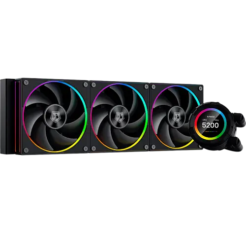 Водяне охолодження ID-Cooling Space LCD SL360 ARGB Black - фото 4