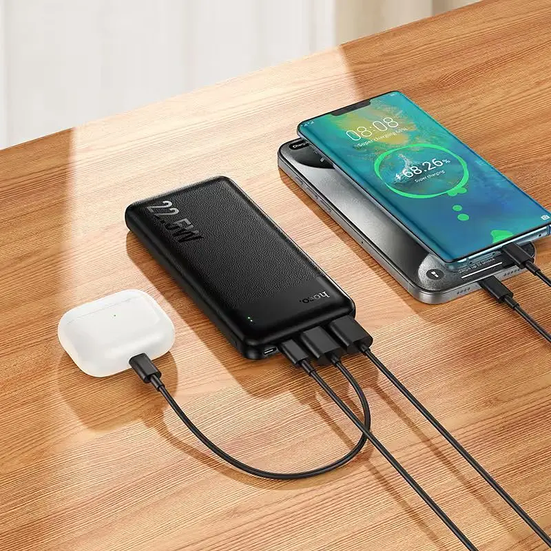 Зовнішній акумулятор Hoco J159 Essence 10000mAh 22.5W Black (673570) [166256] - фото 7