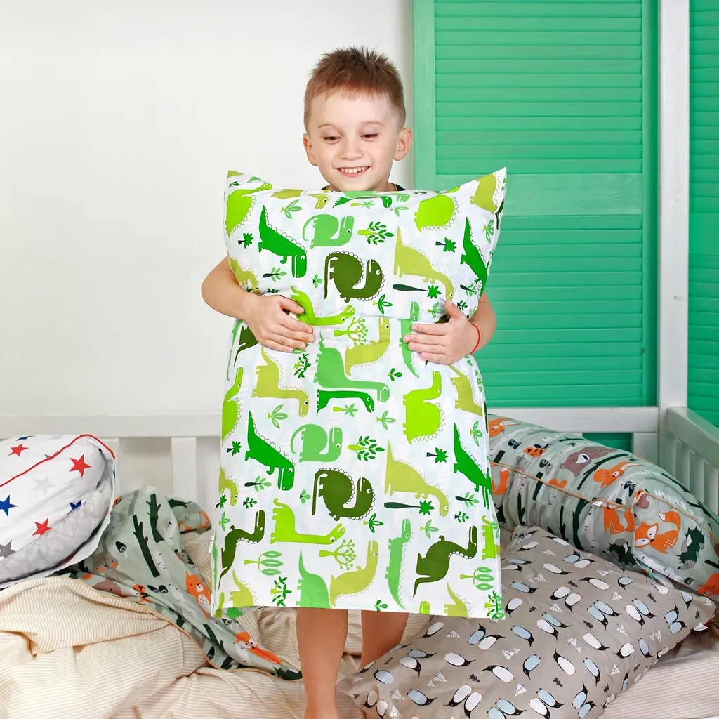 Дитяча постільна білизна в ліжечко GREEN DINO COSAS (4822053098775) - фото 6