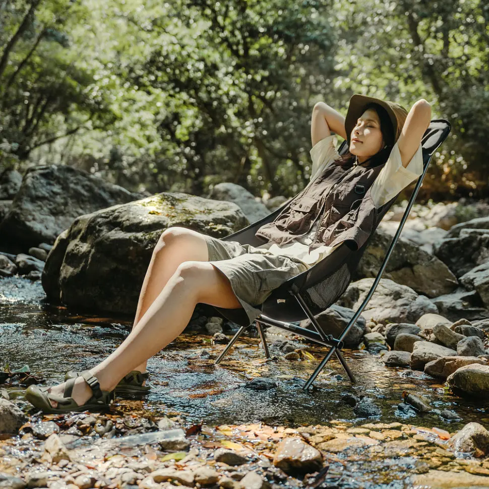 Стілець складаний ультралегкий Naturehike Stellaluna L04 CNK2450JJ015 сірий - фото 8