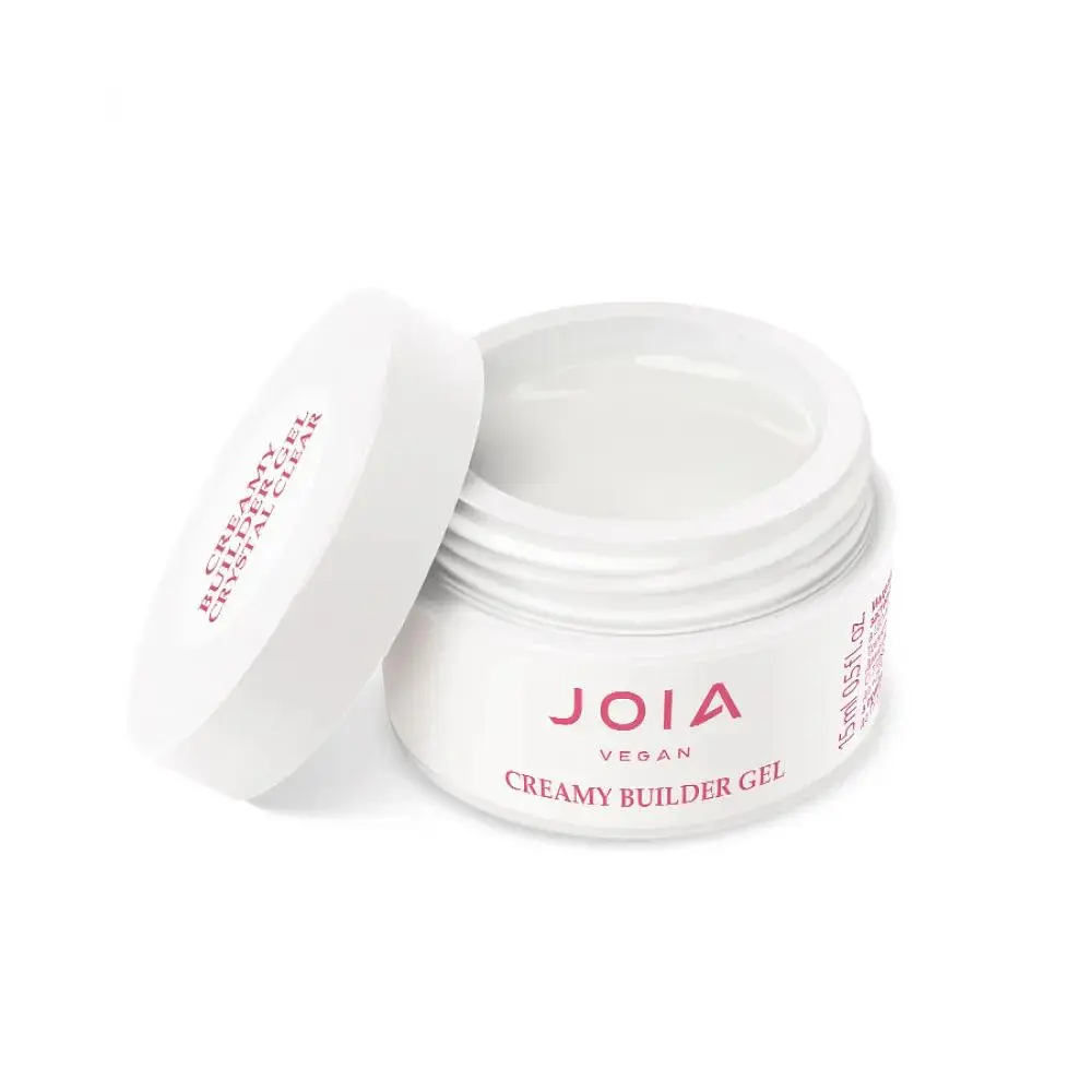 Моделюючий гель для нігтів Creamy Builder Gel 001 Crystal Clear JOIA vegan 15 мл