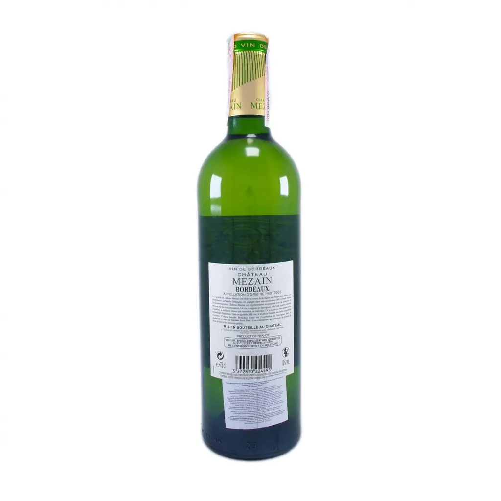 Вино Chateau Mezain Bordeaux AOC blanc біле сухе, 0,75 л, 12% (556314) - фото 2