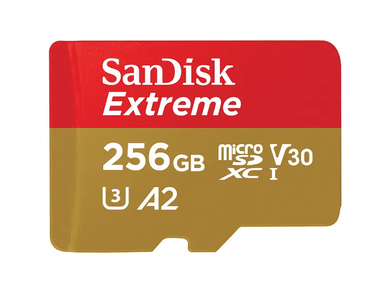 Карта пам'яті SanDisk Extreme microSDXC UHS-I U3 V30 A2 256 GB (SDSQXAV-256G-GN6MN)