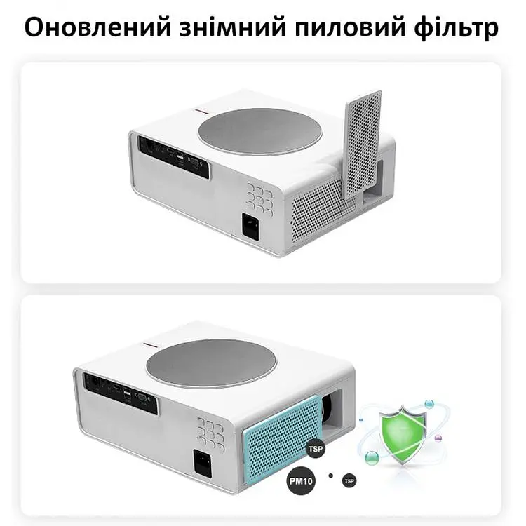 Проектор FullHD Panoplus MSK XPRO с внешним WiFi со Screen Mirroring 10000 lm Bluetooth и контрастностью до 10000 для презентаций школ и ВУЗов + Доставка в комплекте (P00594_7799) - фото 4