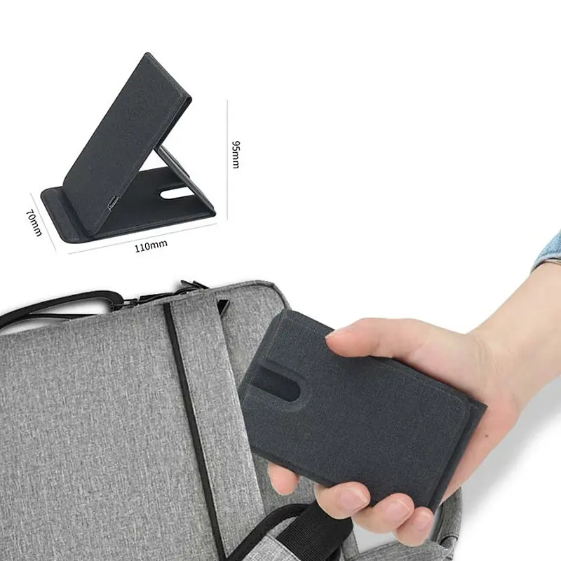 Подставка для телефона STAND JD-S69 с БЗП 15W Black - фото 5