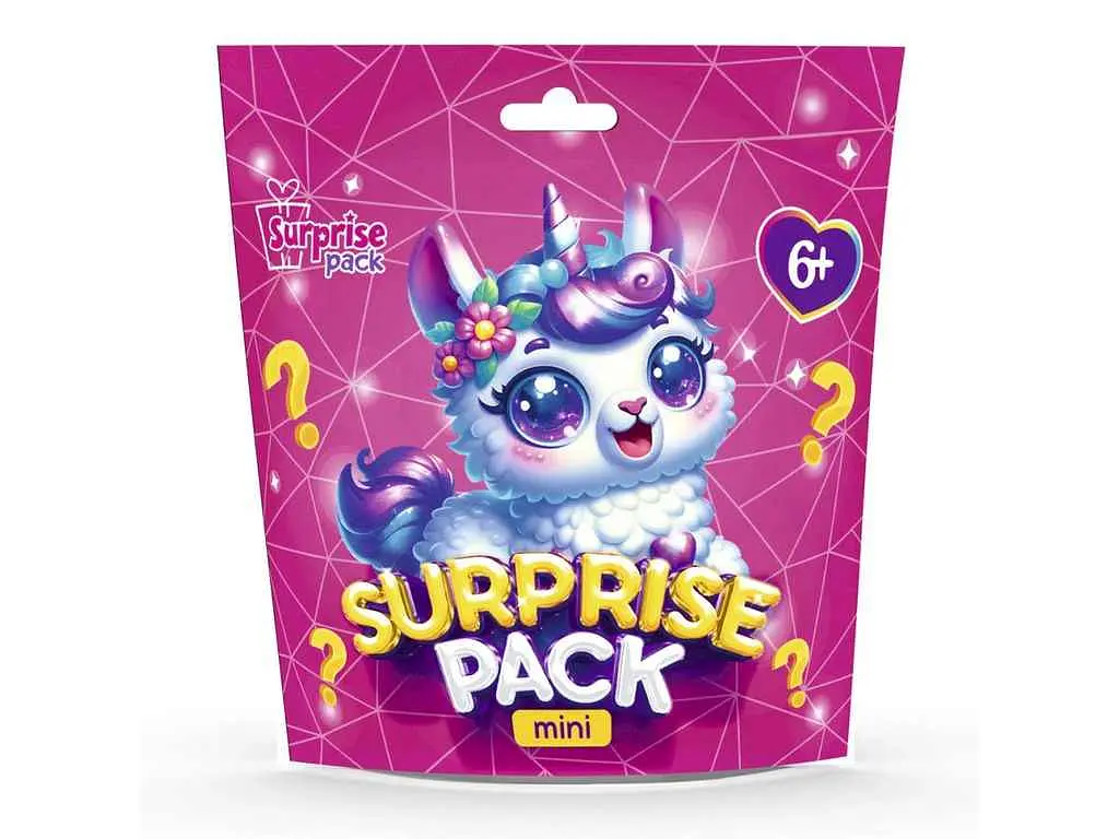 Іграшка-антистрес VLADI TOYS Surprise Pack Mini 2 рожевий із сюрпризами VT8040-02