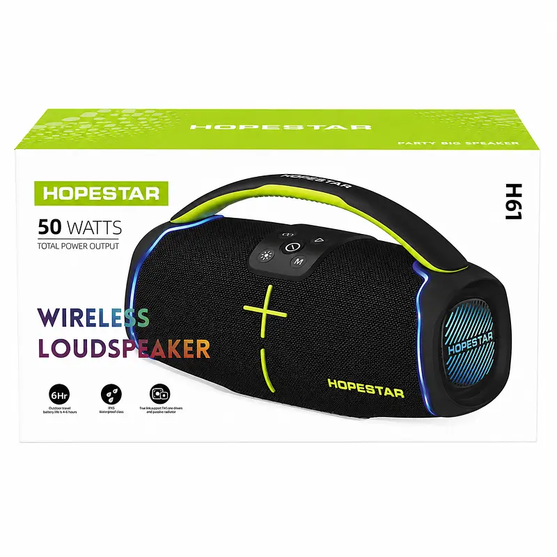 Bluetooth колонка Hopestar H61 50W Black - фото 3