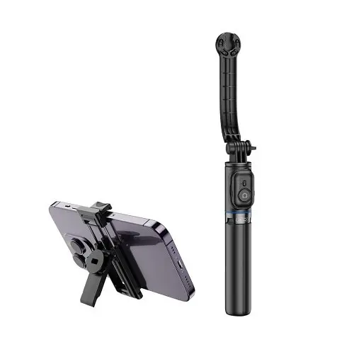 Монопод XO SS13 Bluetooth Selfie Stick for Tripods 106см Чорний - фото 5