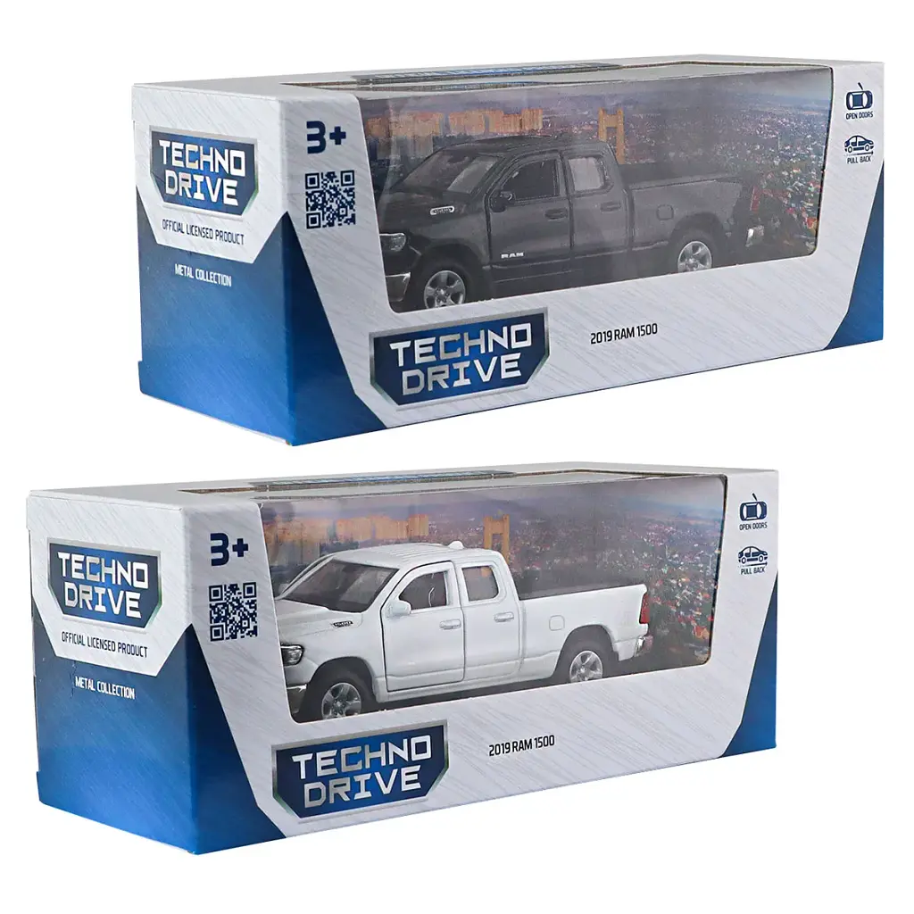Автомодель - Ram 1500 2019 (білий, чорний), в асортименті - фото 6
