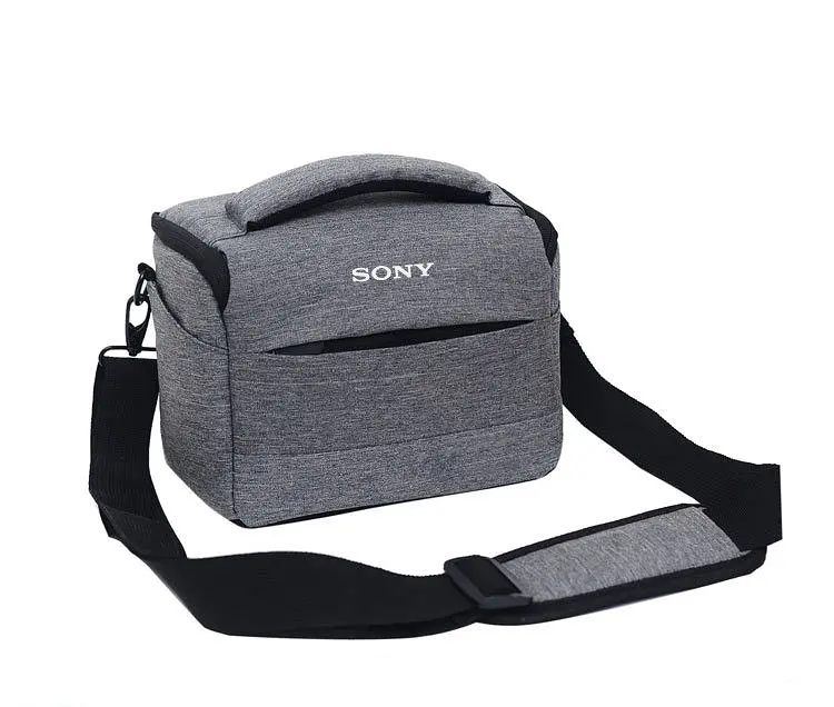 Сумка для фотоапарата Sony α протиударний чохол Sony Alpha Сірий із чорним (IBF064SB) - фото 3