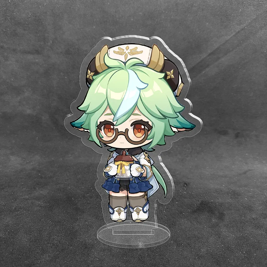 Акрилова колекційна фігурка Геншин Імпакт - Genshin Impact Chibi Сахароза 10 см - фото 2